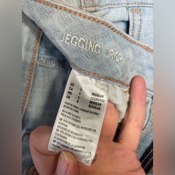 American Eagle Women’s Jegging Crop Size 4 Jeans - Picture 4 of 7